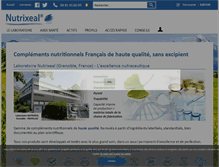 Tablet Screenshot of nutrixeal.fr